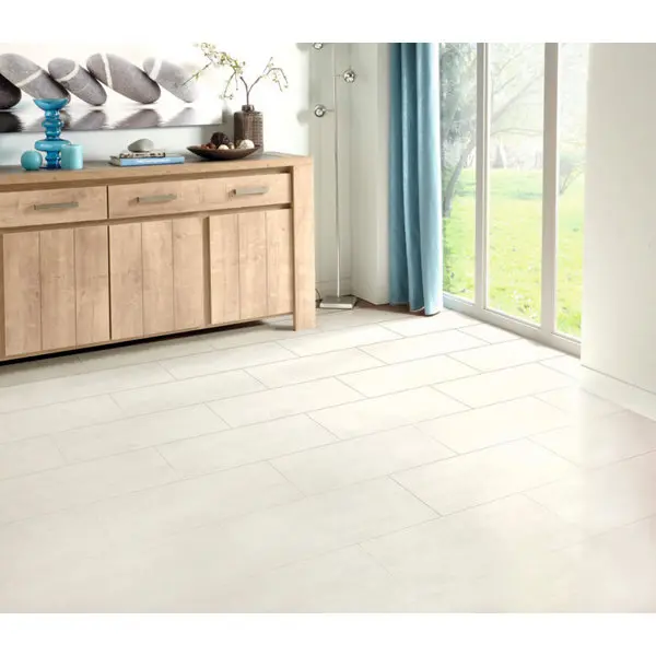 Carrelage de sol intérieur "Sabio" crème - l. 30 x L. 60 cm