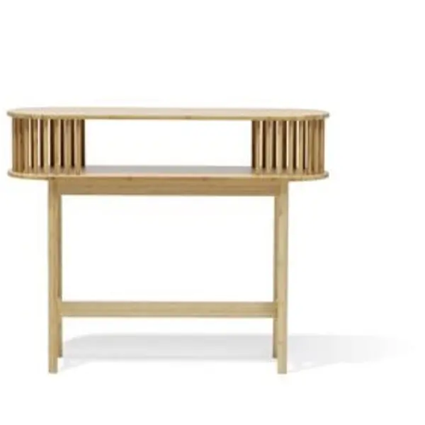 Console Gaïa bambou naturel - L100xP30xH80cm