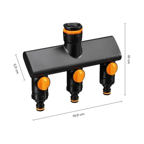 Connecteur robinet à trois voies Comfort, on/off - FISKARS