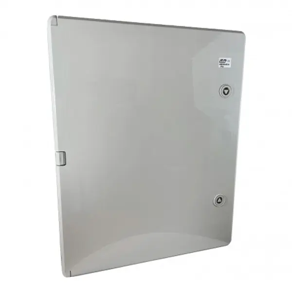ABS504024 IDE Coffret ABS étanche IP54 500X400X240 Porte opaque - avec plaque de montage
