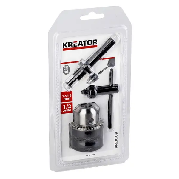 Mandrin à clé 13 mm avec adaptateur SDS - Kreator