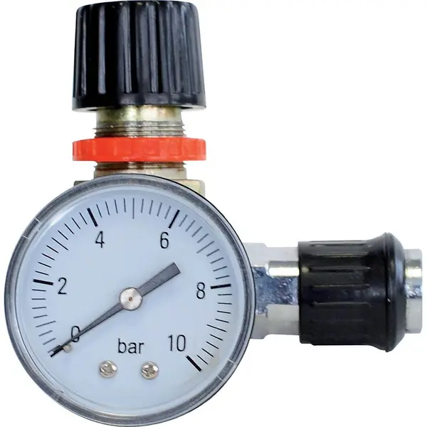 Détendeur manomètre pour robinet compresseur D50, 10 bars 1/4, PRODIF - PRODIF
