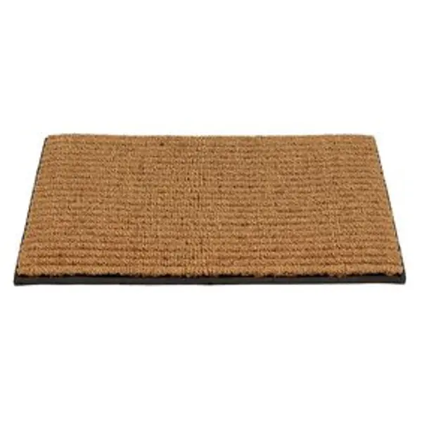 Paillasson boucle coco 60x40cm marron