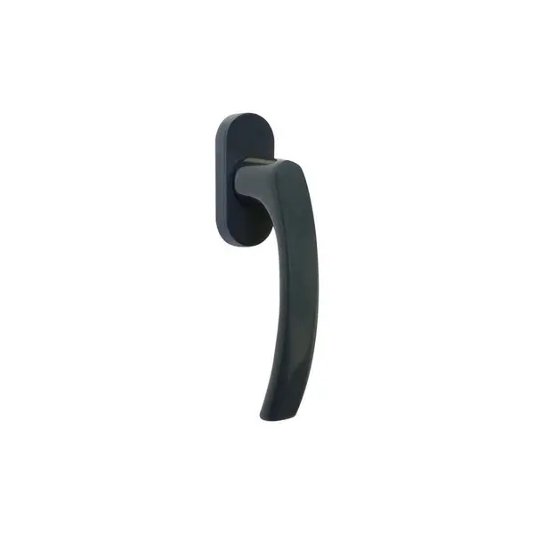 Poignée de fenêtre Eva, aluminium brillant anthracite - KINTECH