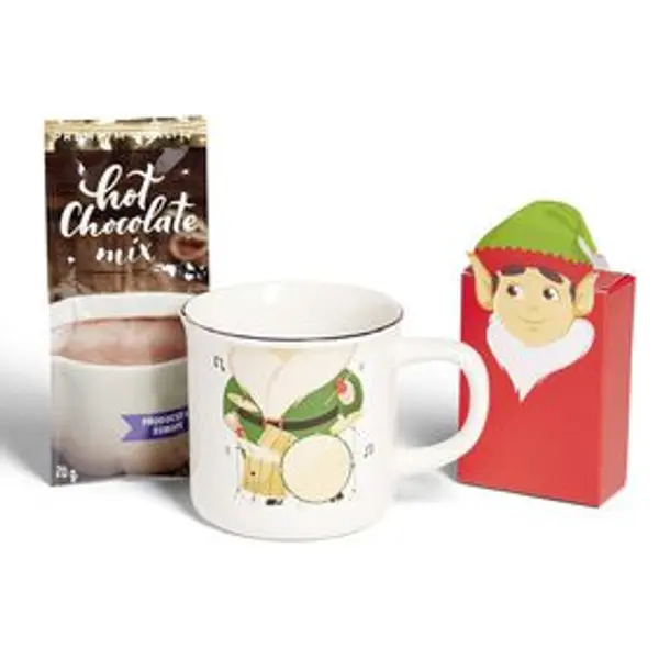 Mug Noël gourmand Ø11xH16cm - 3 modèles