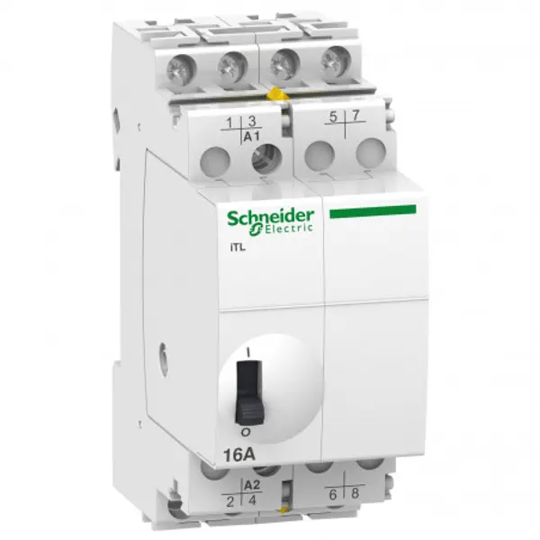 A9C30814 Schneider - Télérupteur tétrapolaire 4NO 16A - 230Vca ou 110Vcc - Acti9 iTL