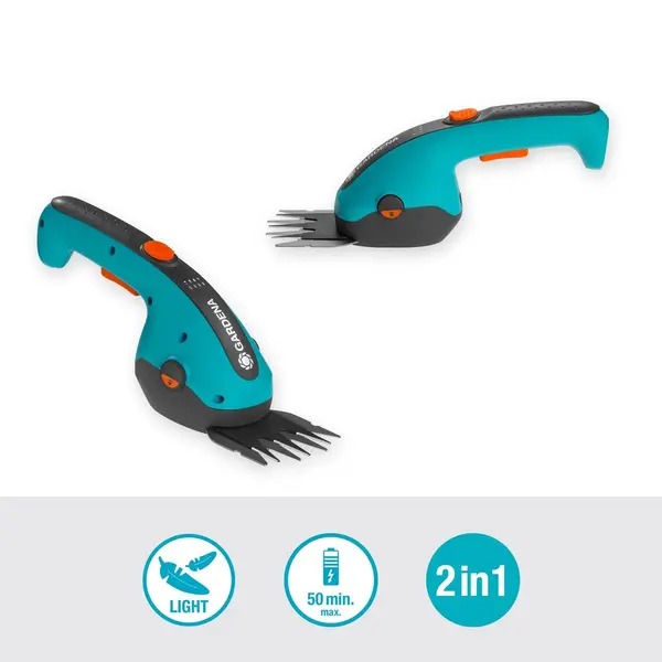 Cisaille à gazon ClassicCut Li - Coupe 8 cm - GARDENA