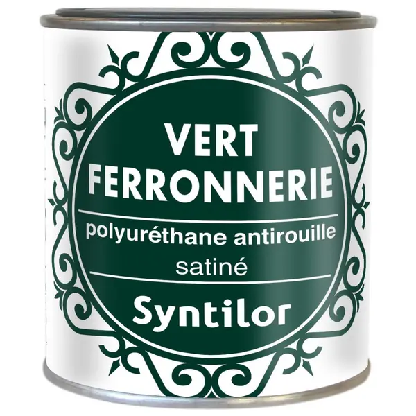 Peinture ferronnerie extérieur SYNTILOR, vert, 0.375 l - SYNTILOR