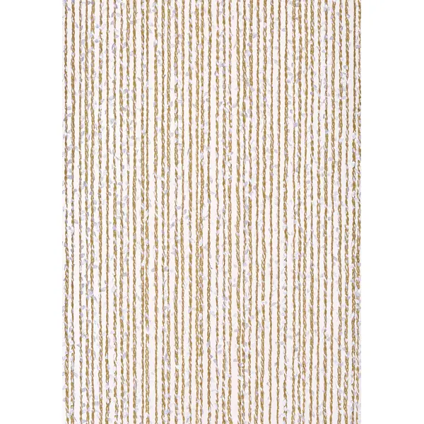 Rideau de porte décoratif - SAMANA - 90 x 200 cm - feuillage artificiel blanc - Jardiline