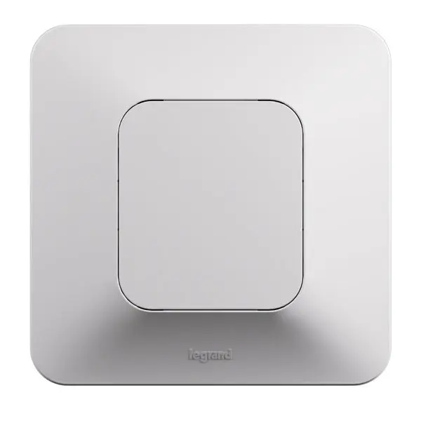 Obturateur encastrable blanc brillant NEPTUNE IP20