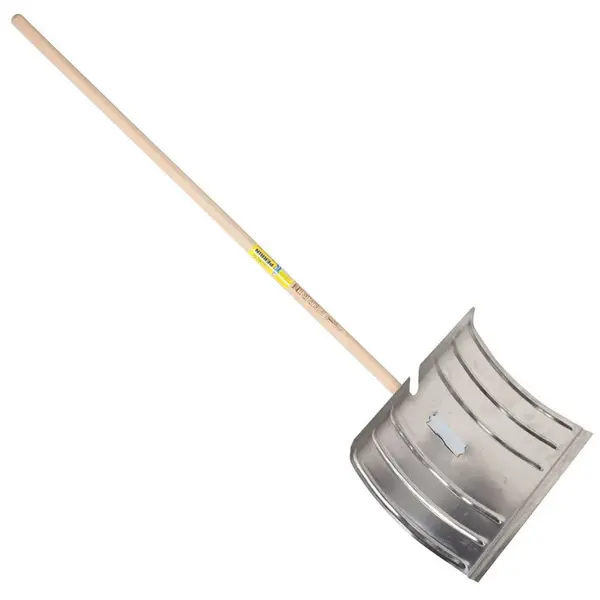 Poussoir à neige alu 50 cm manche 1,30 m, outil pour le déneigement - PERRIN