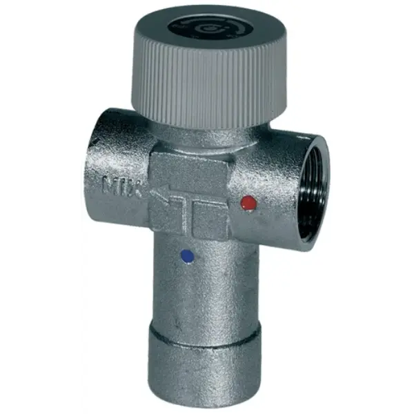 Mitigeur habitat thermostatique sanitaire et solaire E.S.B.E réglable 35-60°, 15x21 FFF