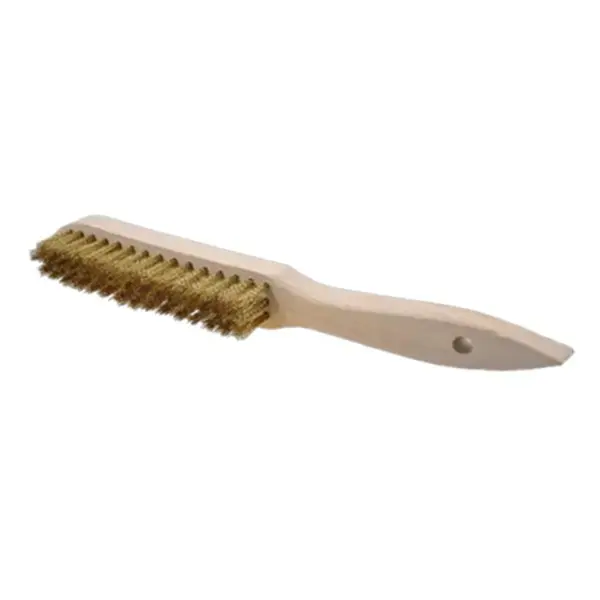Brosse Main Bois Lg.295 Mm 4 Rangs Acier Droit 0,35 Mm Osborn
