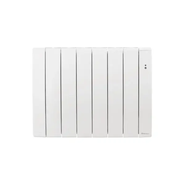 Radiateur électrique connecté à inertie Bilbao 3 Blanc horizontal