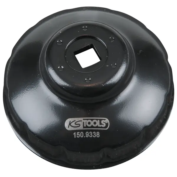 Cloche pour filtre à huile 3/8", diamètre 76 mm / 12 cannelures