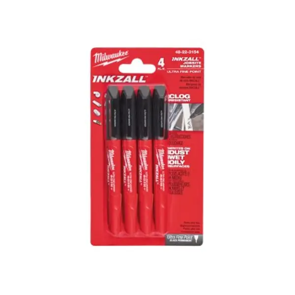 Marqueurs noirs x4 - MILWAUKEE 48223154