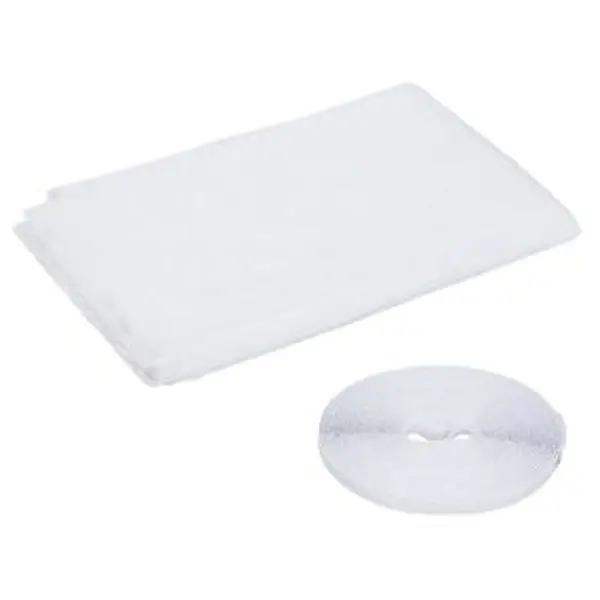 Moustiquaire agrippante pour fenêtre polyester blanc 100x100cm