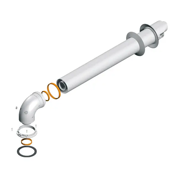 Kit coaxial horizontal Ø 60/100 mm