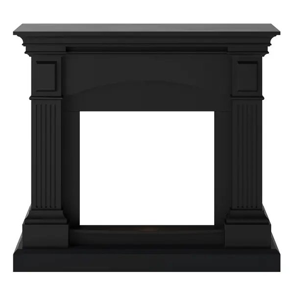 Habillage de cheminée pour Powerflame modèle Magna - Noir profond - TAGU