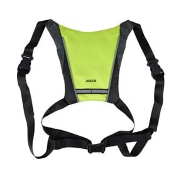 Gilet signalétique LED vert et noir