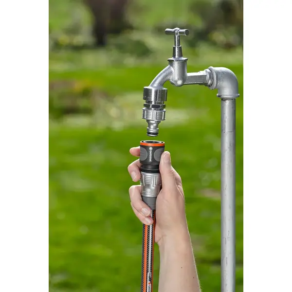 Raccord d'arrosage rapide Premium pour tuyau Ø 15 mm - GARDENA