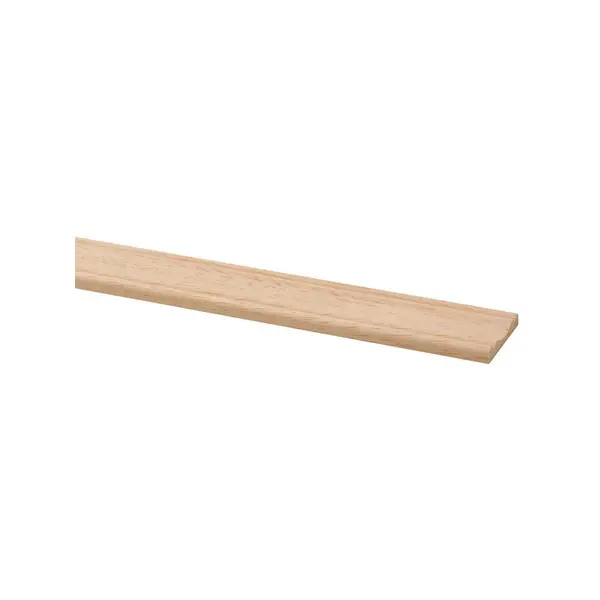Moulure décorative en marupa clair 240 x 4,6 x 0,8 cm