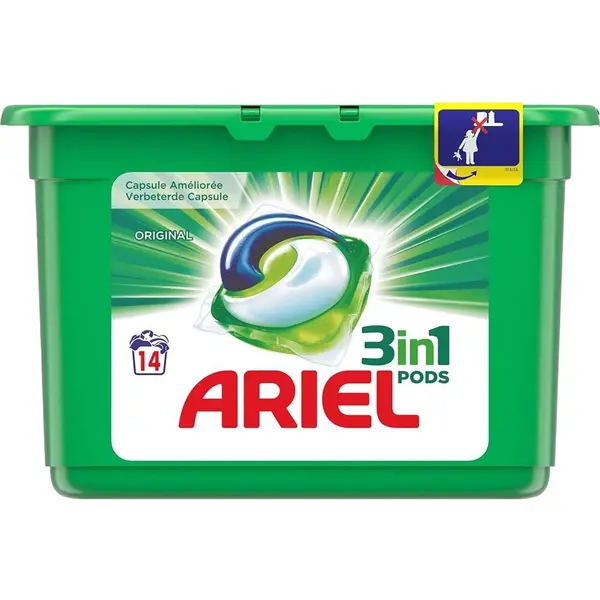 Ariel pods 3 en 1 peaux sensibles x14