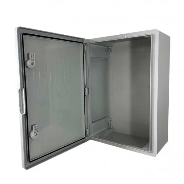 ABS503519 IDE Coffret ABS étanche IP54 500X350X190 Porte opaque - avec plaque de montage