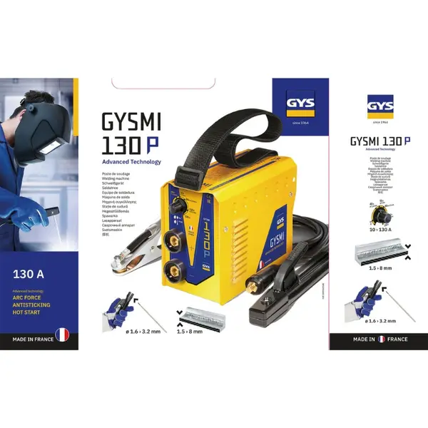 GYS Poste à souder MMA Arc GYSMI 130P - 029972