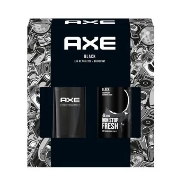 Axe Estuche Black (2 Piezas )