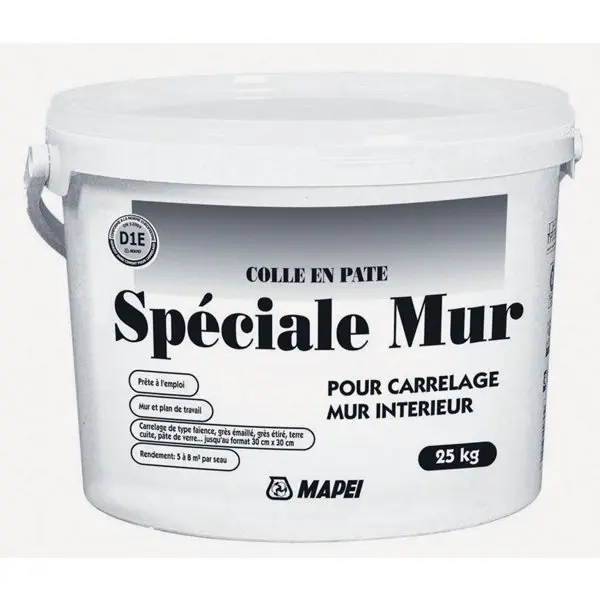 Colle en pâte D1TE spéciale mur