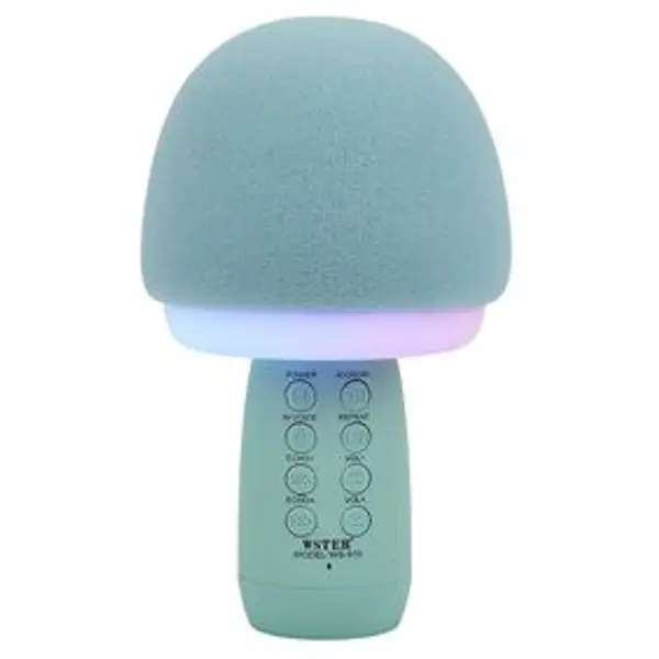 Micro karaoké et veilleuse bluetooth XL forme champignon