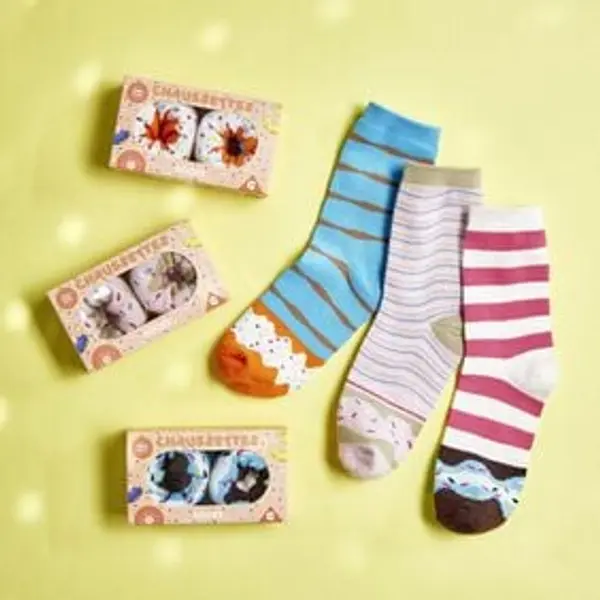Chaussettes donut fun - Taille unique