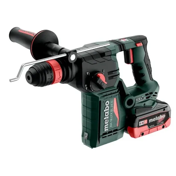 Marteau perforateur burineur 18 V KH 18 LTX 24 BL Quick - 2x5,5Ah - 2,2J - Coffret metaBOX - batterie incluse - Metabo