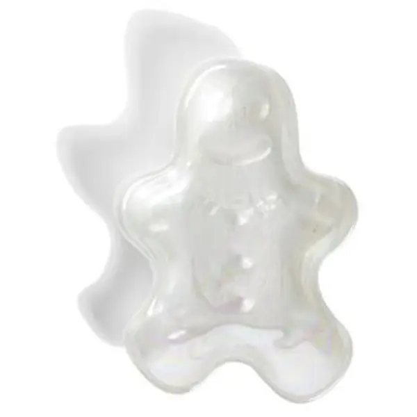 Coupelle verre bonhomme pain d'épice irisé