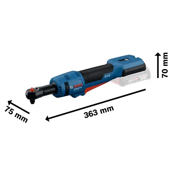Clé à Cliquet Sans-Fil GRC 18V-60 L-Boxx Bosch