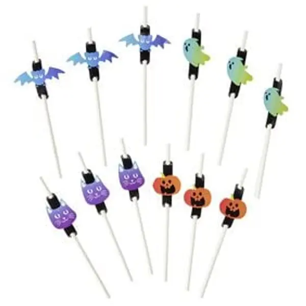 Paille Halloween x12