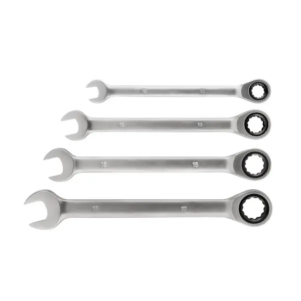 4 clés mixtes à cliquet, 10-17mm - KWB by Einhell