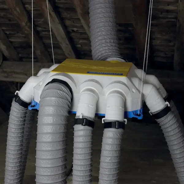 Caisson VMC simple flux autoréglable à détection d’humidité 2 à 7 pièces