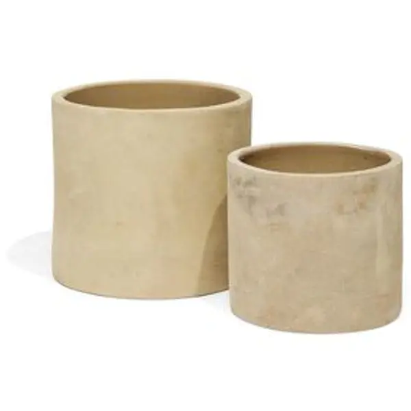 Pot en terre cuite gris foncé Ø28xH25cm