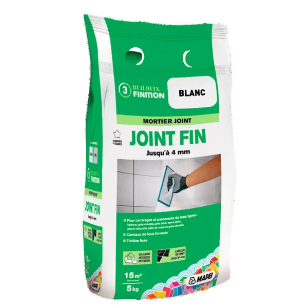 Mortier pour joint fin - Sac de 5 kg