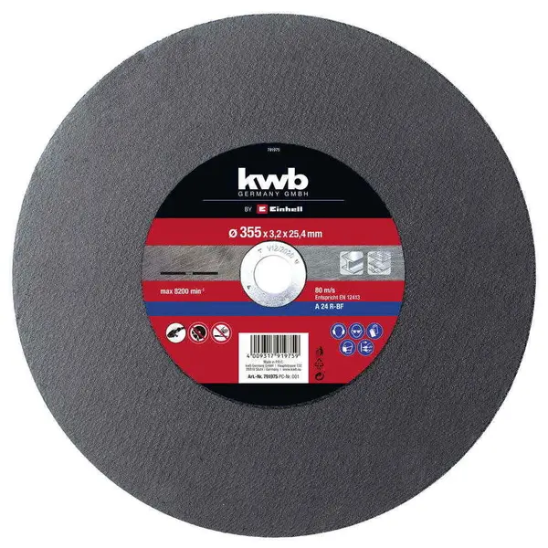 Disque à tronçonner 355x25,4x3,2 mm - KWB by Einhell