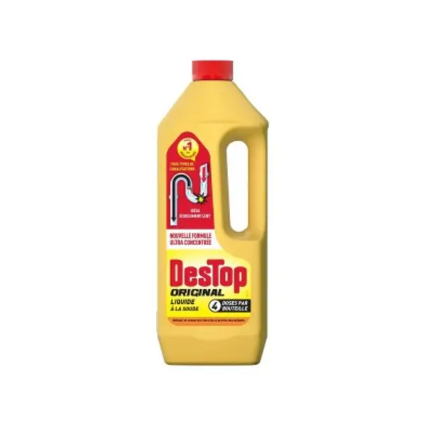 Déboucheur surpuissant à la soude - DESTOP - 1L
