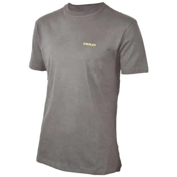 T-shirt de travail noir et jaune manches courtes 100 % coton UTAH Taille XL