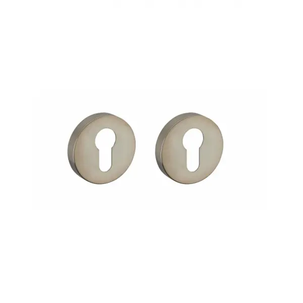 Paire de rosaces, trou de cylindre, inox - THIRARD