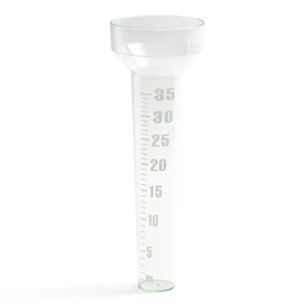 Pluviomètre en plastique vert 35ml