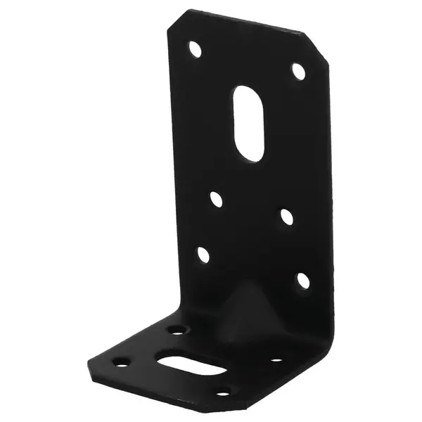 Equerre acier zingue noire Magnodur 50x90x50, SUKI - SUKI