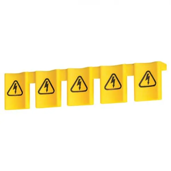 KZ059 Hager Embouts jaune de protection pour dents de peigne électrique- cache dent de peignes (5 broches)