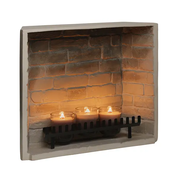 Cheminée électrique encastrable à bougies parfumées - ZenFlame - - TAGU