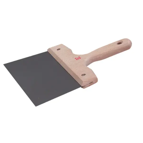 Couteau à enduire lame acier manche bois